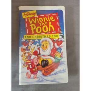 Winne the Pooh And Christmas Too VHS